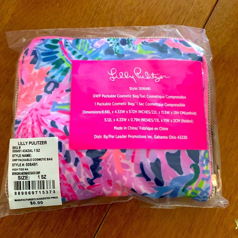 Lilly Pulitzer cosmetic bag